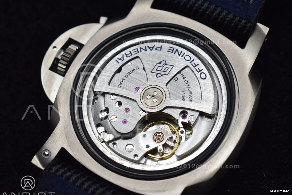 Submersible FastDry Horn PAM984 1:1 Edition Clone P.9010 Mike 996 Best Strap VSF on Nylon Black Dial Black 0124